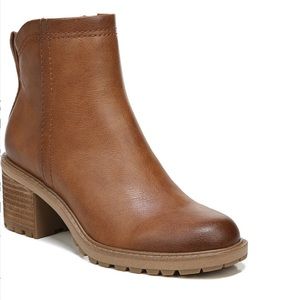 Zodiac Women’s Cognac Brown Leather Greyson Block Heel Boot -NIB - Duplicate